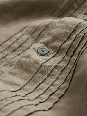 BRETT BAND COLLAR SHIRT