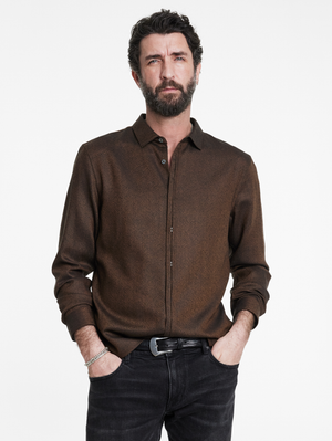 CONCEALED BUTTON PLEATED PLACKET SHIRTS