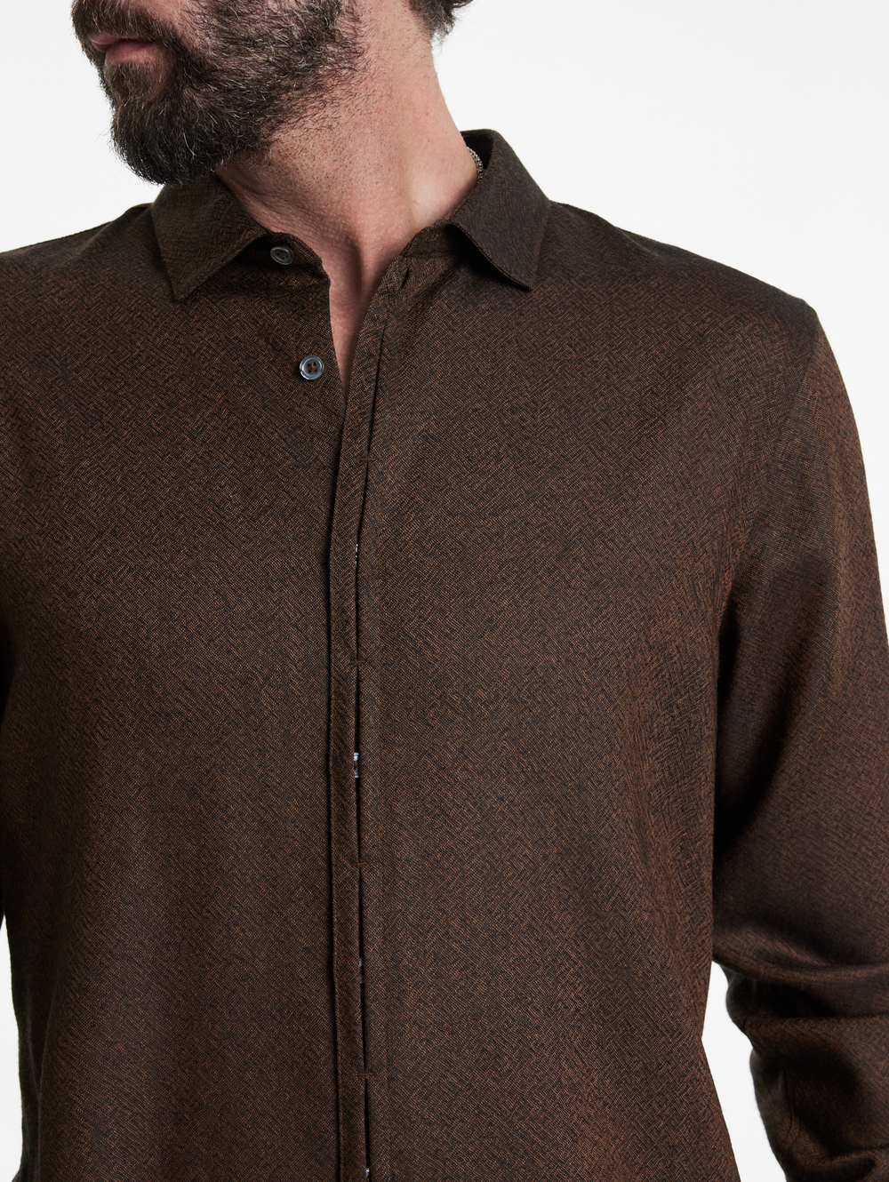 CONCEALED BUTTON PLEATED PLACKET SHIRTS