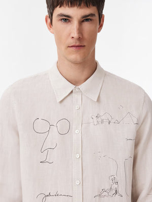 JOHN LENNON MARTIN SHIRTS - WIDE SPREAD COLLAR SHIRTS PICK STI
