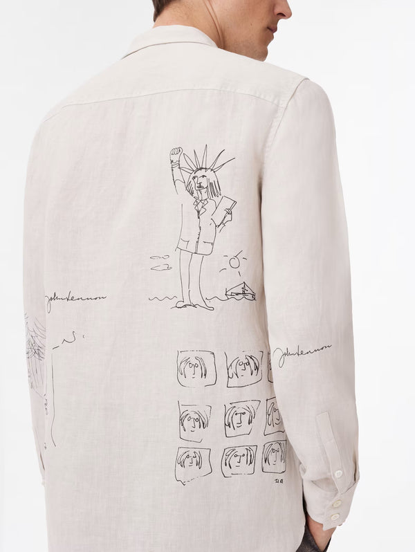 JOHN LENNON MARTIN SHIRTS - WIDE SPREAD COLLAR SHIRTS PICK STI
