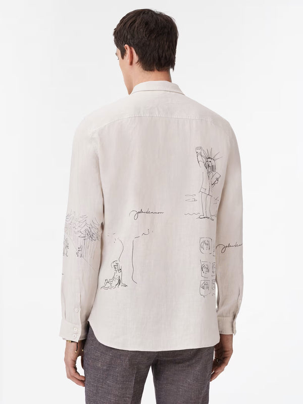 JOHN LENNON MARTIN SHIRTS - WIDE SPREAD COLLAR SHIRTS PICK STI