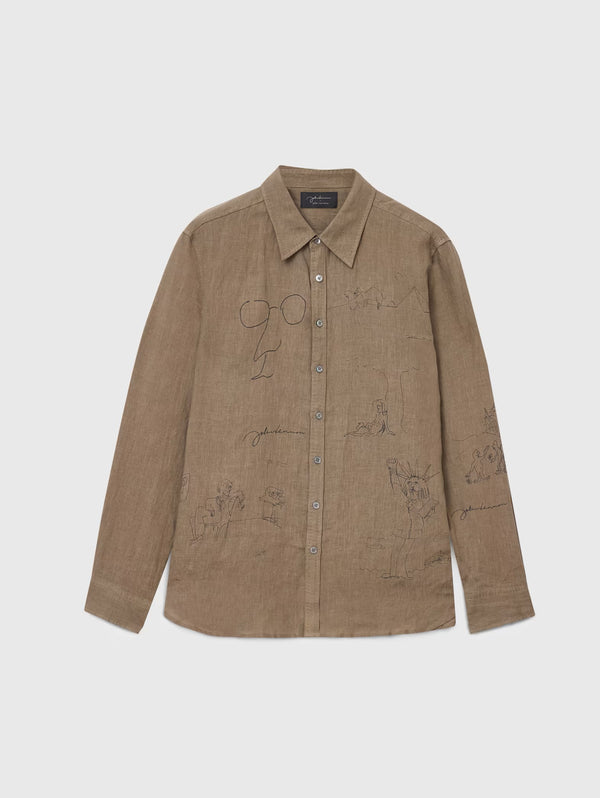 JOHN LENNON MARTIN SHIRTS - WIDE SPREAD COLLAR SHIRTS PICK STI