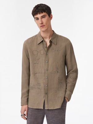 JOHN LENNON MARTIN SHIRTS - WIDE SPREAD COLLAR SHIRTS PICK STI