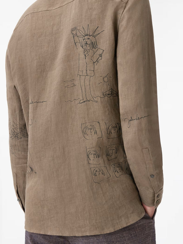 JOHN LENNON MARTIN SHIRTS - WIDE SPREAD COLLAR SHIRTS PICK STI