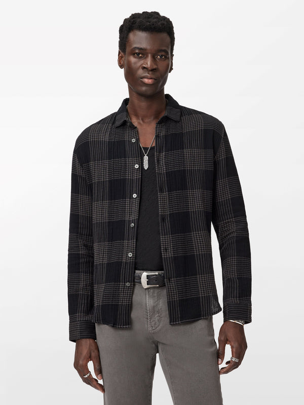 LUCA LS BUTTON PLACKET REGULAR FIT SHIRT