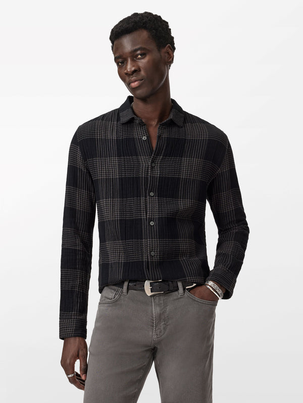 LUCA LS BUTTON PLACKET REGULAR FIT SHIRT