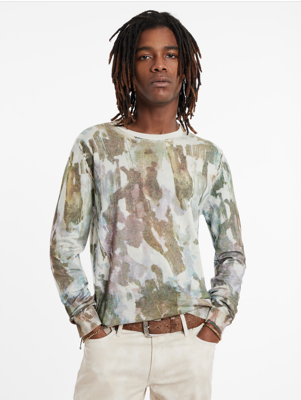 ROMAIN LS CREW W COLOR STORY