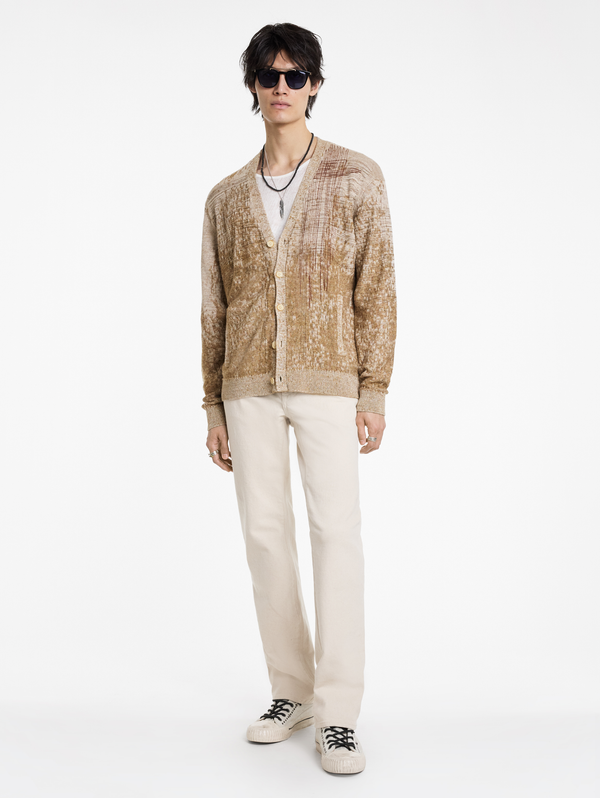MARITA REGULAR FIT CARDIGAN WITH OMBRE AND EMB STI