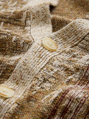 MARITA REGULAR FIT CARDIGAN WITH OMBRE AND EMB STI