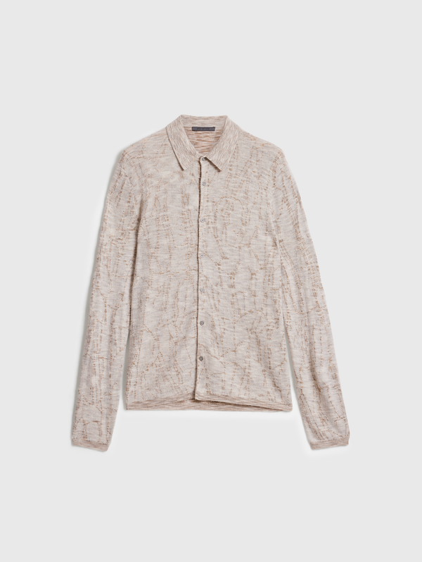 CARAVAGGIO REGULAR FIT LS SHIRT WITH MARBLE JACQUA