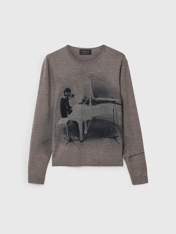 JOHN LENNON LS CREWNECK WITH DIGITAL PRINT
