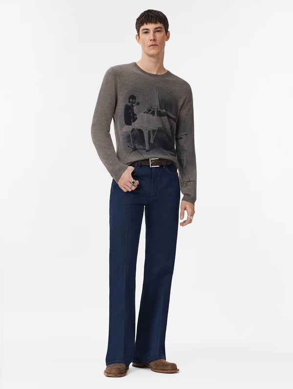 JOHN LENNON LS CREWNECK WITH DIGITAL PRINT