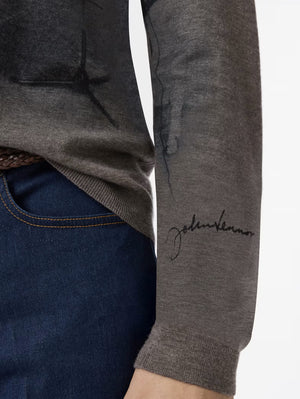 JOHN LENNON LS CREWNECK WITH DIGITAL PRINT
