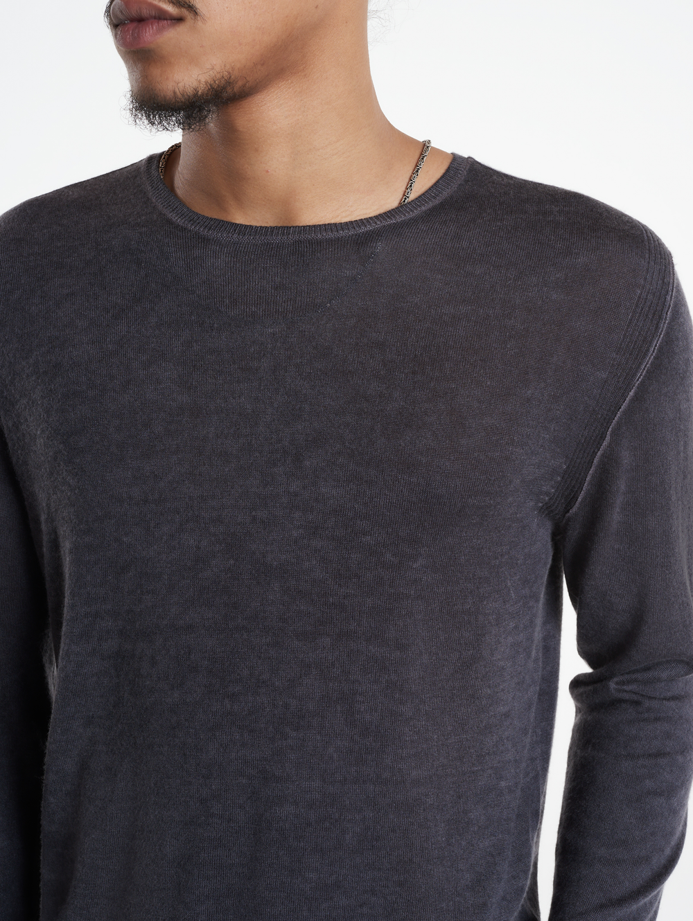 PETE SILK CASHMERE CREWNECK