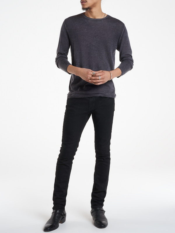 PETE SILK CASHMERE CREWNECK